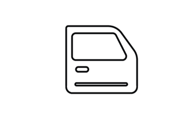 車のドアのイラスト